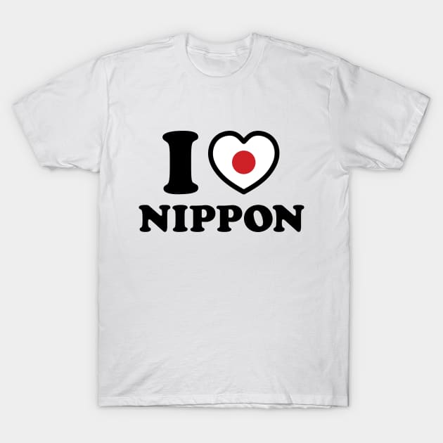 I HEART [LOVE] NIPPON T-Shirt by tinybiscuits